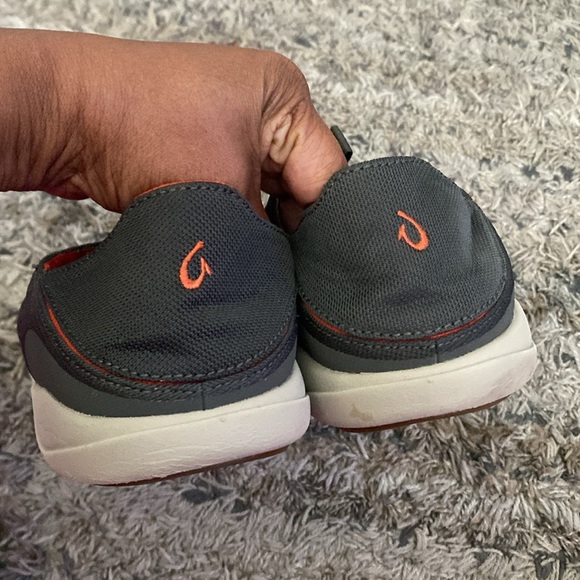 OluKai gray and Red lightweight slip on no laces to tie Sneakers sz 11 - Picture 6 of 10